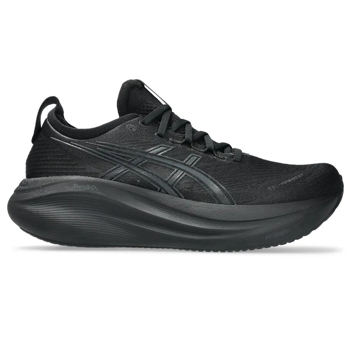 Tenis ASICS Gel Nimbus 27 Hombre Negro Running