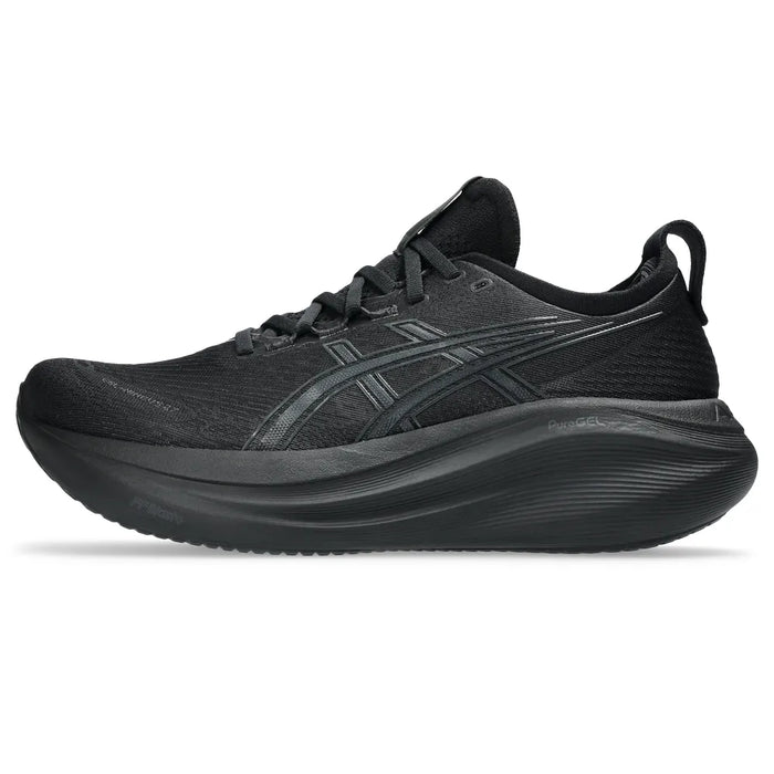 Tenis ASICS Gel Nimbus 27 Hombre Negro Running