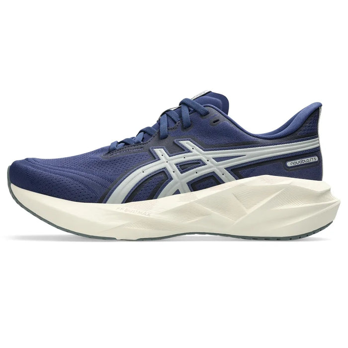 Tenis ASICS Novablast 5 Hombre Azul Running S/STOCK PLNC