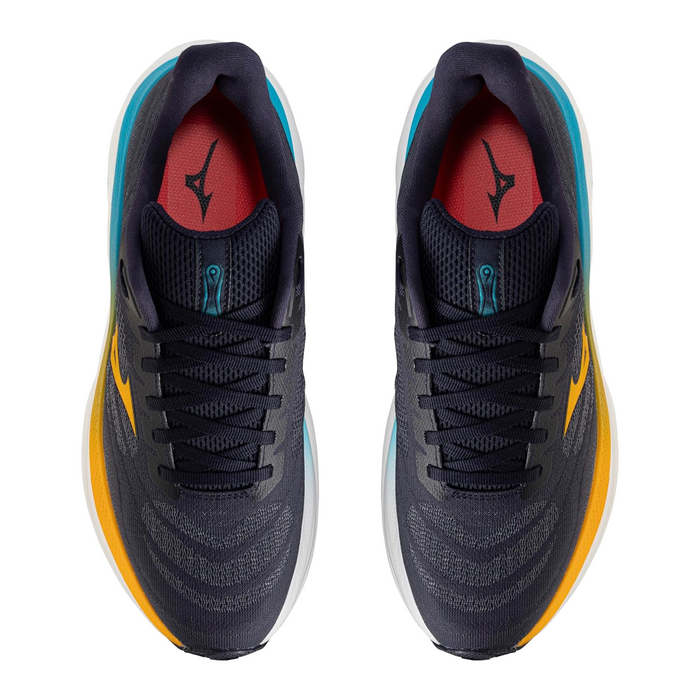 Tenis MIZUNO Wabe Sky 9 Hombre Negro Running