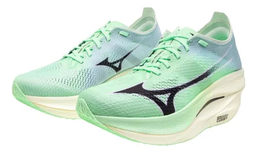 Tenis MIZUNO Wabe Rebellion Pro 3 Mujer Azul Running