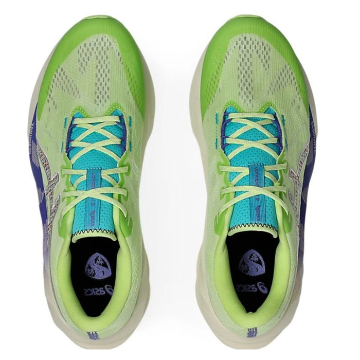 Tenis ASICS Novablast 5 Hombre Verde Running S/STOCK PLNC