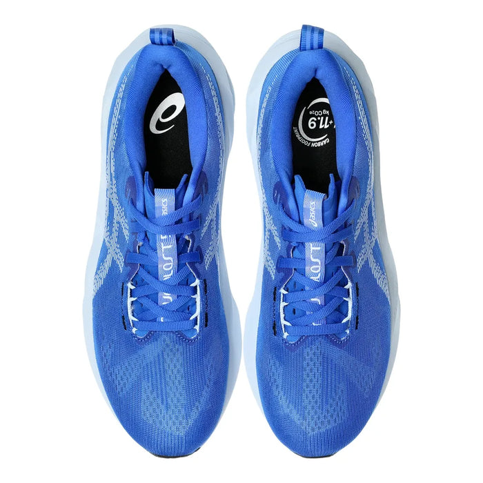 Tenis ASICS Novablast 5 Hombre Azul Running S/STOCK PLNC