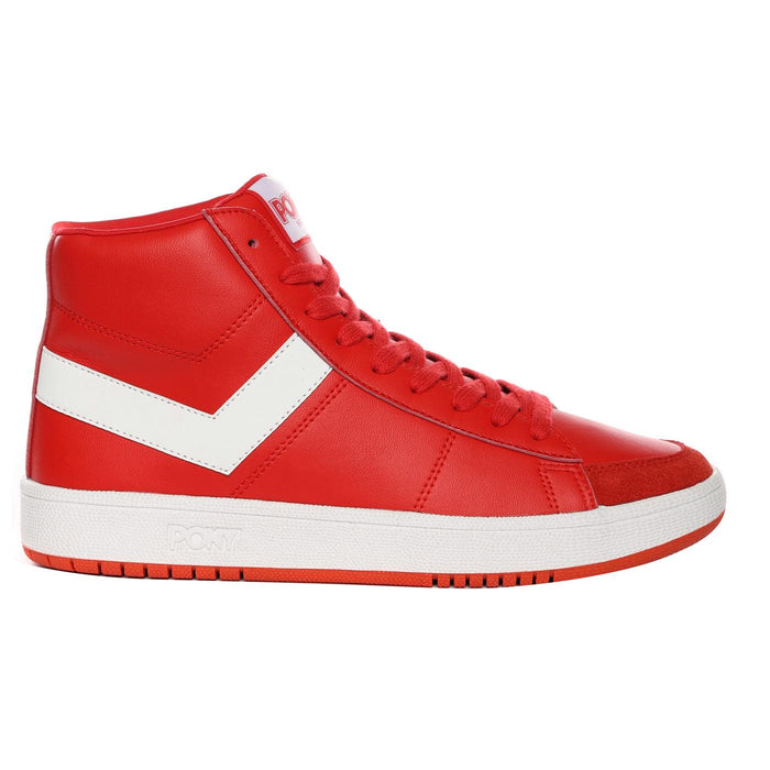 Tenis Pony Pro 80 Hi Casual Rojo Mujer 2484 - Look Sport