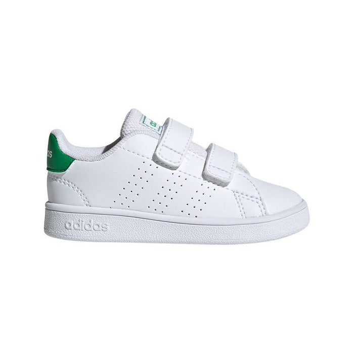 Tenis Adidas Advantage I Blanco Verde Niños Unisex EF0301 - Look Sport