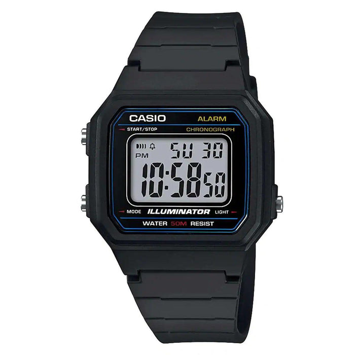 RELOJ CASIO DIGITAL QUARTZ NEGRO UNISEX W217H1AVCF - Look Sport
