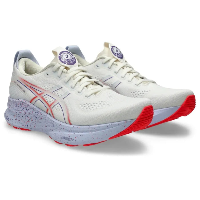 Tenis ASICS Kayano 32 Tokio Hombre Blanco Running
