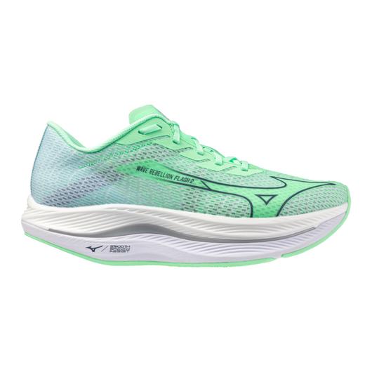 Tenis MIZUNO Wave Rebellion Flash 2 Hombre Verde Running