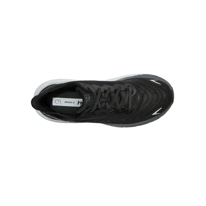 TENIS HOKA HOMBRE NEGRO Y BLANCO ARAHI 1123194BWHT