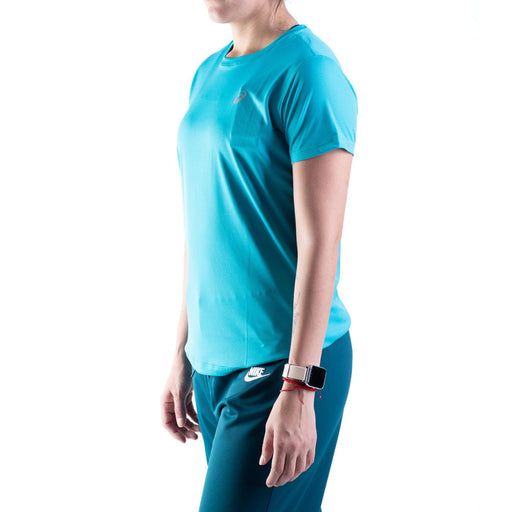 Playera Asics Mujer Azul Silver Ss Top 2012A029302 - Look Sport 