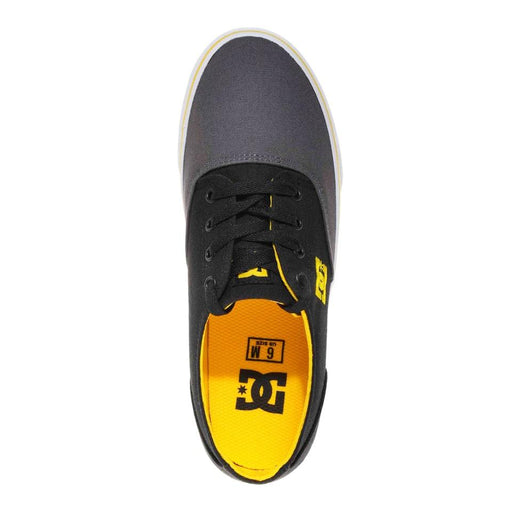 Tenis DC Hombre Flash Negro Amarillo ADYS300417XKSY - Look Sport 