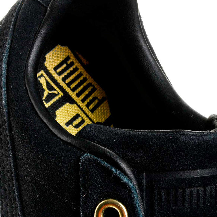 Tenis Mujer Puma Suede Heart Pebble Negro - Look Sport 