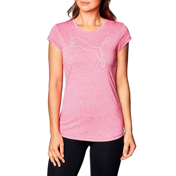Playera Puma Mujer Active Heather Rosa 58639476 - Look Sport 