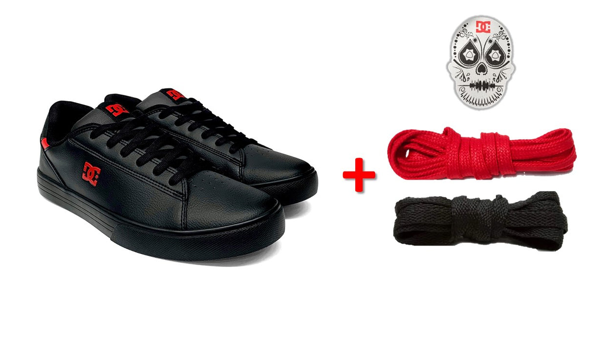 Tenis DC Shoes Hombre Notch Sn Mx M Negro + Agujetas GRATIS