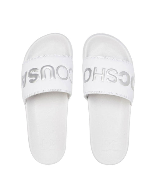 Sandalias Mujer DC Shoes Bolsa Slider Blanco ADJL100020WS4220 - Look Sport 