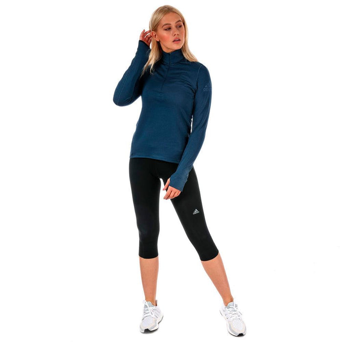 Sudadera Adidas Running Azul Mujer AP9708 - Look Sport 