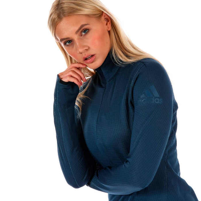 Sudadera Adidas Running Azul Mujer AP9708 - Look Sport 