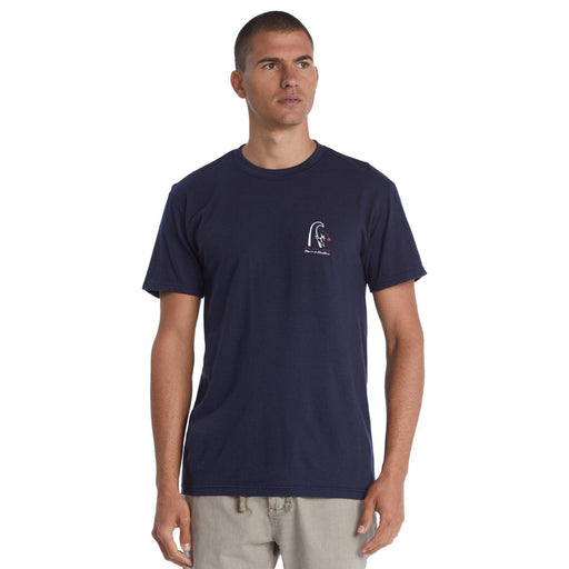 Playera Quiksilver Mwrm Ckassic Petro Mt0 Hombre Azul AQYZT08168BYJ0 - Look Sport 