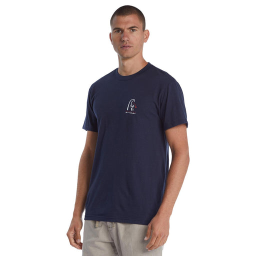 Playera Quiksilver Mwrm Ckassic Petro Mt0 Hombre Azul AQYZT08168BYJ0 - Look Sport 
