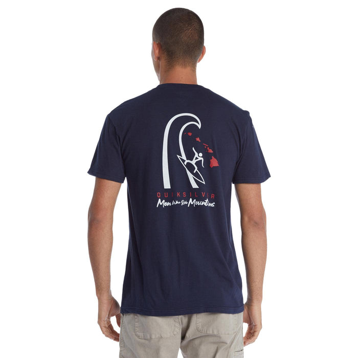 Playera Quiksilver Mwrm Ckassic Petro Mt0 Hombre Azul AQYZT08168BYJ0 - Look Sport 