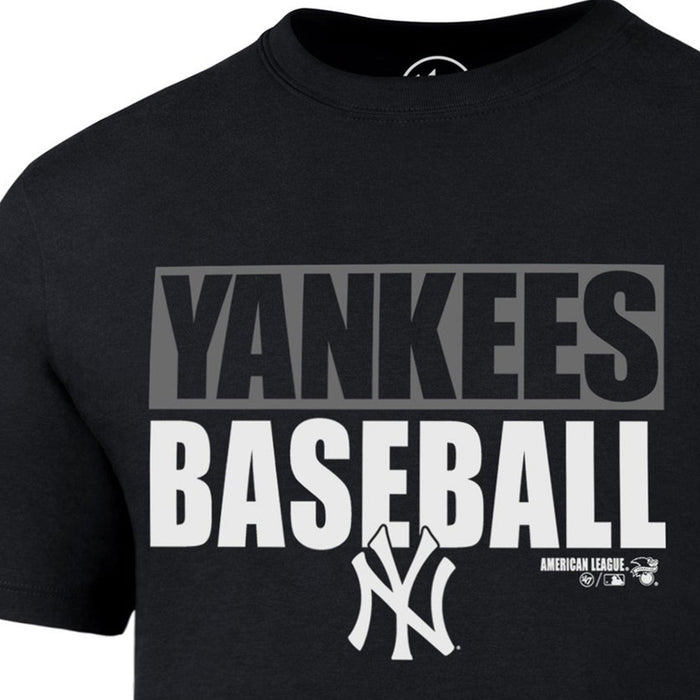 Playera Hombre 47 Brand New York Yankees Negro - Look Sport 