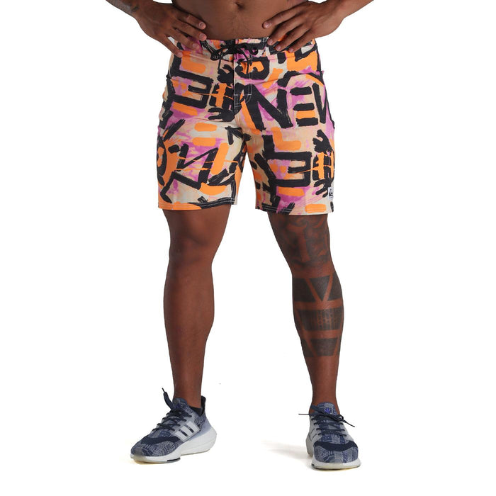 Short Quiksilver Warpaint Boardshort 18 Hombre Naranja EQYBS04255NPM6 - Look Sport 