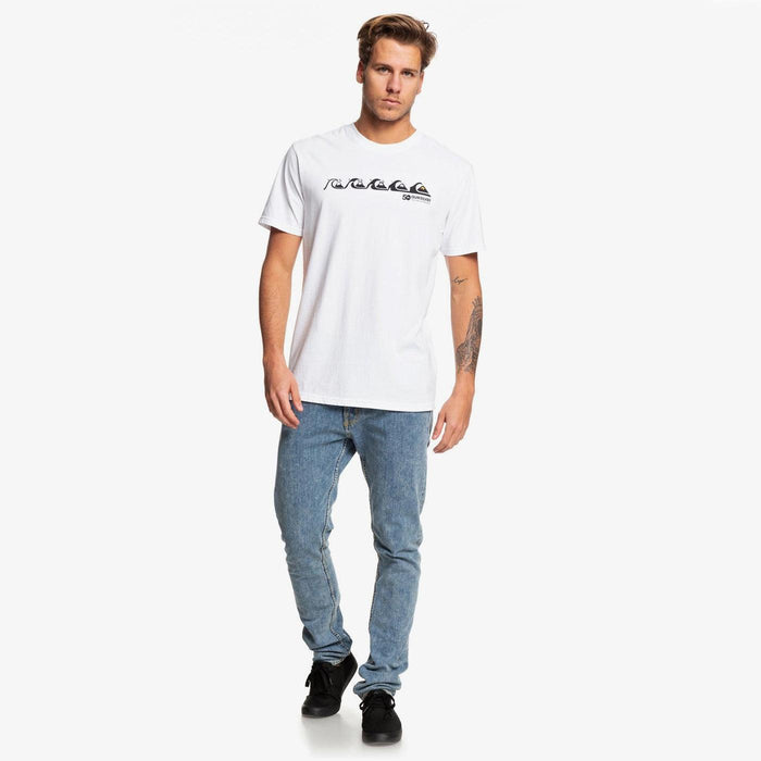 Playera Quiksilver Evo Tee Hombre Blanco EQYZT05335WBB0 - Look Sport 