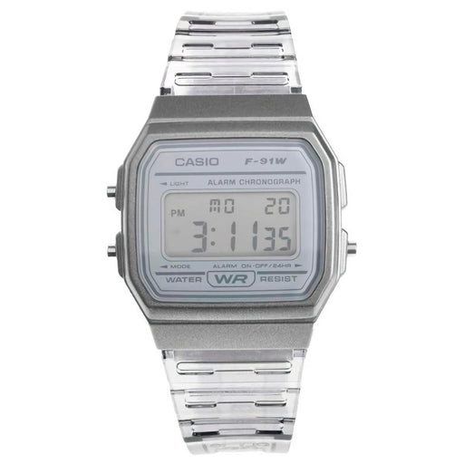 RELOJ CASIO F-91W GRIS UNISEX F91WS8CF - Look Sport 