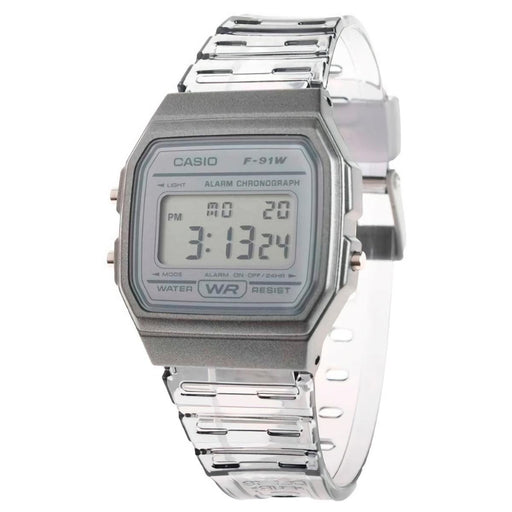 RELOJ CASIO F-91W GRIS UNISEX F91WS8CF - Look Sport 