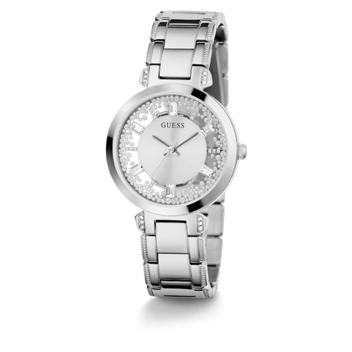 RELOJ GUESS MUJER PLATEADO CRYSTAL CLEAR GW0470L1