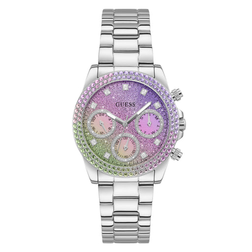 RELOJ GUESS MUJER PLATEADO SOL GW0483L1