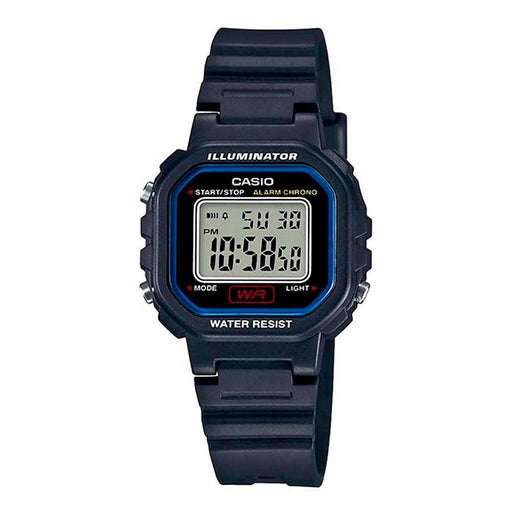 RELOJ CASIO ILLUMINATOR DUAL TIME  NEGRO UNISEX LA20WH1CCF - Look Sport 