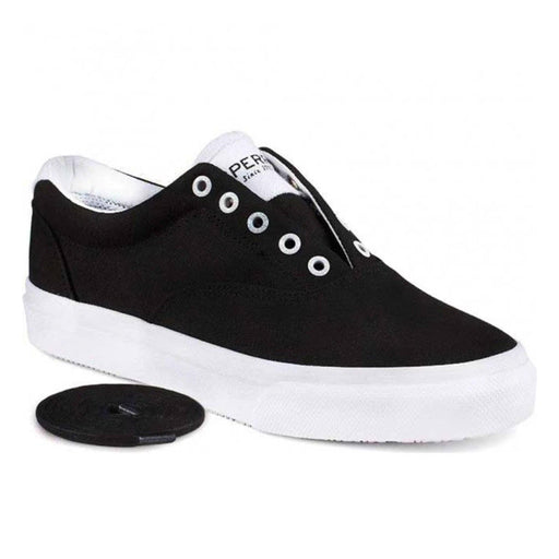 Tenis Hombre Sperry Striper Negro - Look Sport 