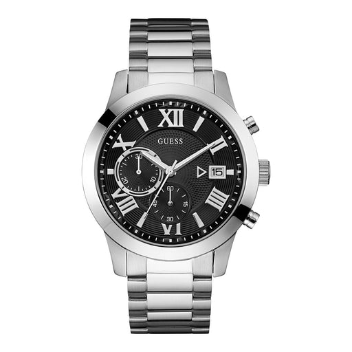 RELOJ GUESS HOMBRE PLATEADO ATLAS W0668G3