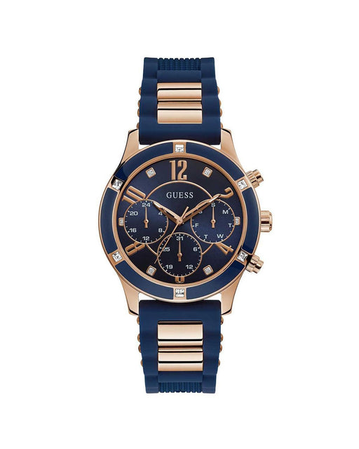 Reloj Mujer Guess Breeze Azul/Oro - Look Sport 