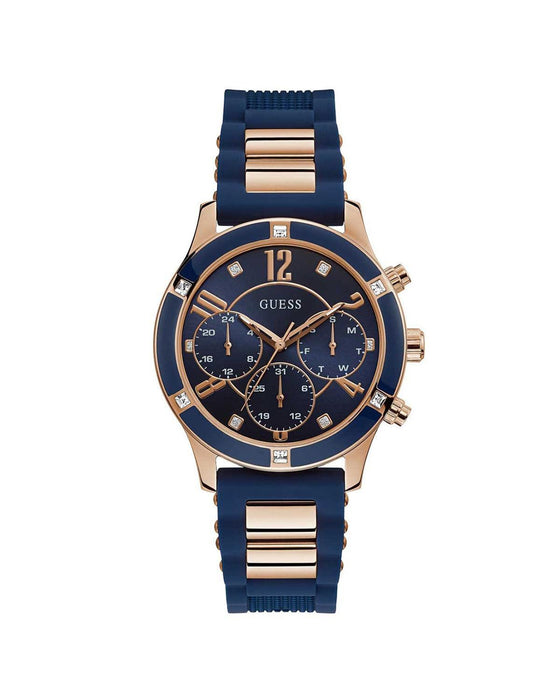 Reloj Mujer Guess Breeze Azul/Oro - Look Sport 
