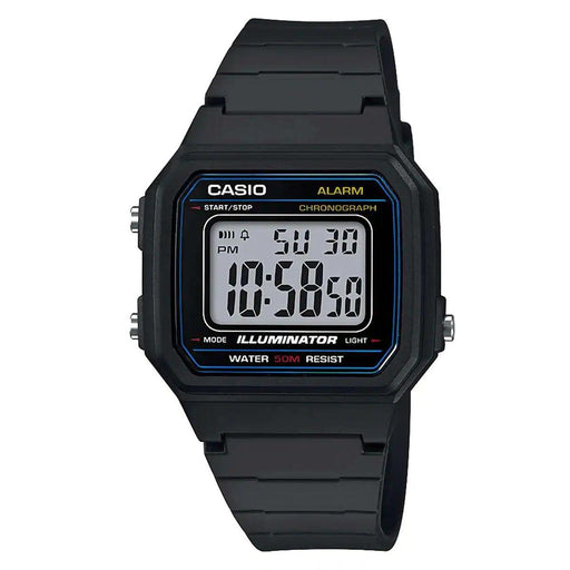 RELOJ CASIO DIGITAL QUARTZ NEGRO UNISEX W217H1AVCF - Look Sport 