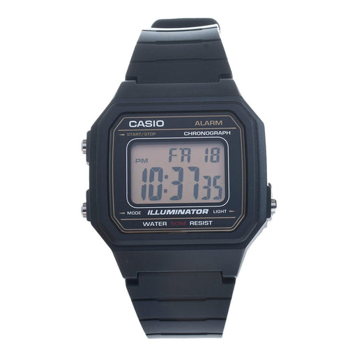 RELOJ CASIO ILLUMINATOR VINTAGE NEGRO UNISEX W217H9AVCF - Look Sport 