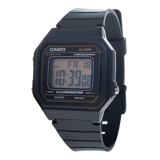 RELOJ CASIO ILLUMINATOR VINTAGE NEGRO UNISEX W217H9AVCF - Look Sport 
