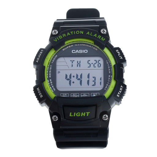 RELOJ CASIO SUPER ILLUMINATOR VERDE HOMBRE W736H3AVCF - Look Sport 