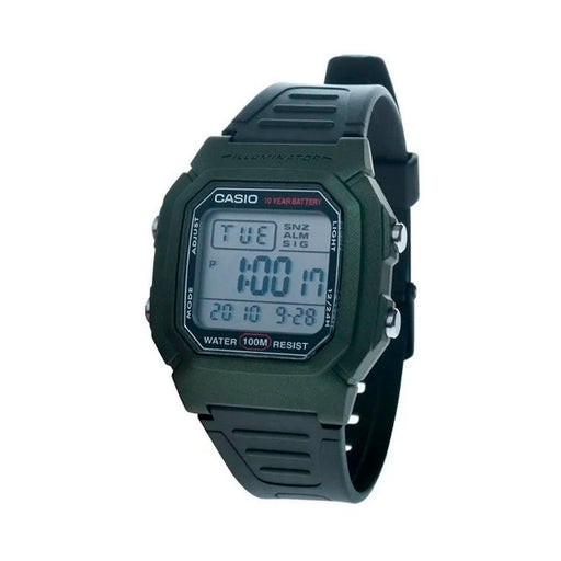 RELOJ CASIO STEP TRACKER VERDE UNISEX W800HM3AVCF - Look Sport 