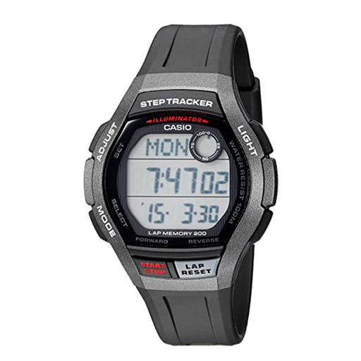 RELOJ CASIO STEP TRACKER GRIS HOMBRE WS2000H1AVCF - Look Sport 