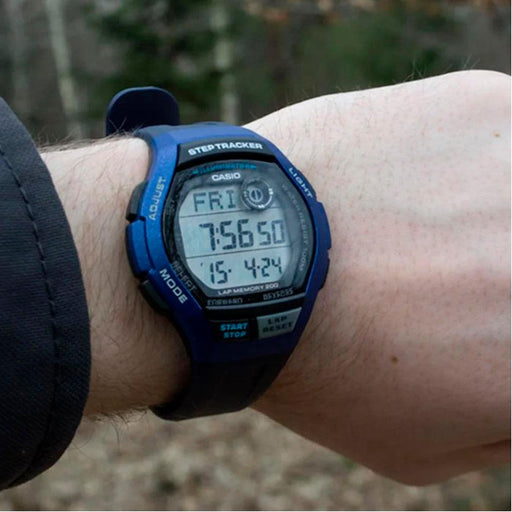 RELOJ CASIO STEP TRACKER AZUL HOMBRE WS2000H2AVCF - Look Sport 