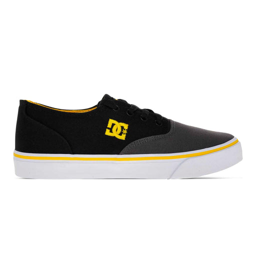 Tenis DC Hombre Flash Negro Amarillo ADYS300417XKSY - Look Sport 