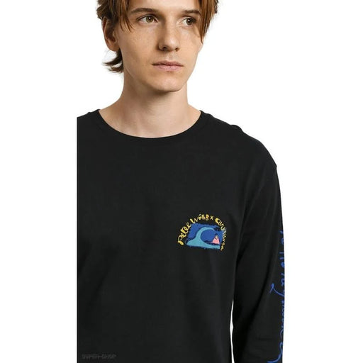 Playera Quiksilver Hombre Art House Ls Tee Black EQYZT05536KVJ0 - Look Sport 